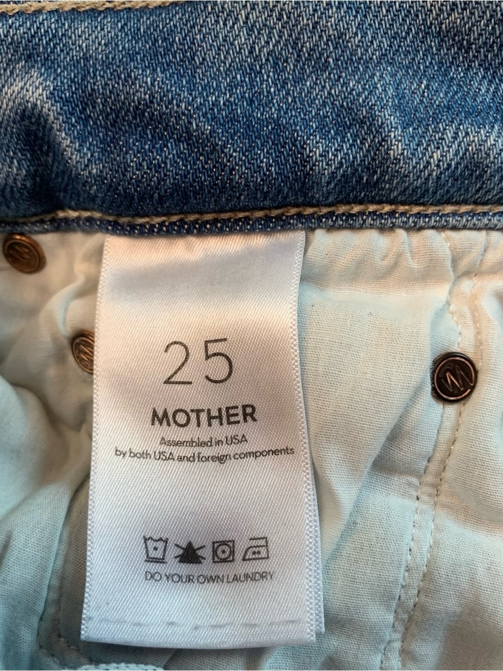 MOTHER The Maven Ankle Fray Bitchin’ size 25 - Picture 9 of 10